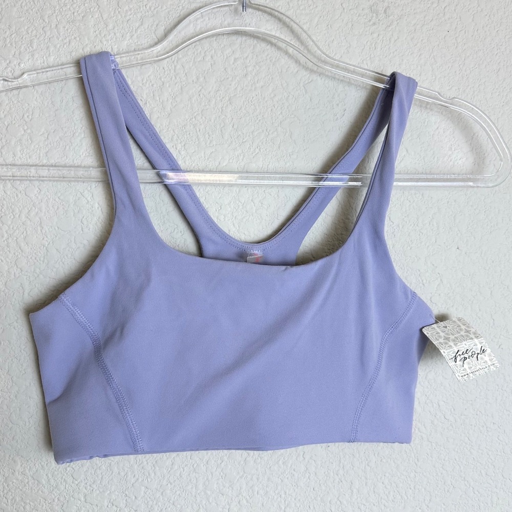 Free‎ People FP Movement Sports Bra Platinum Purple XS OB1722280 NWT